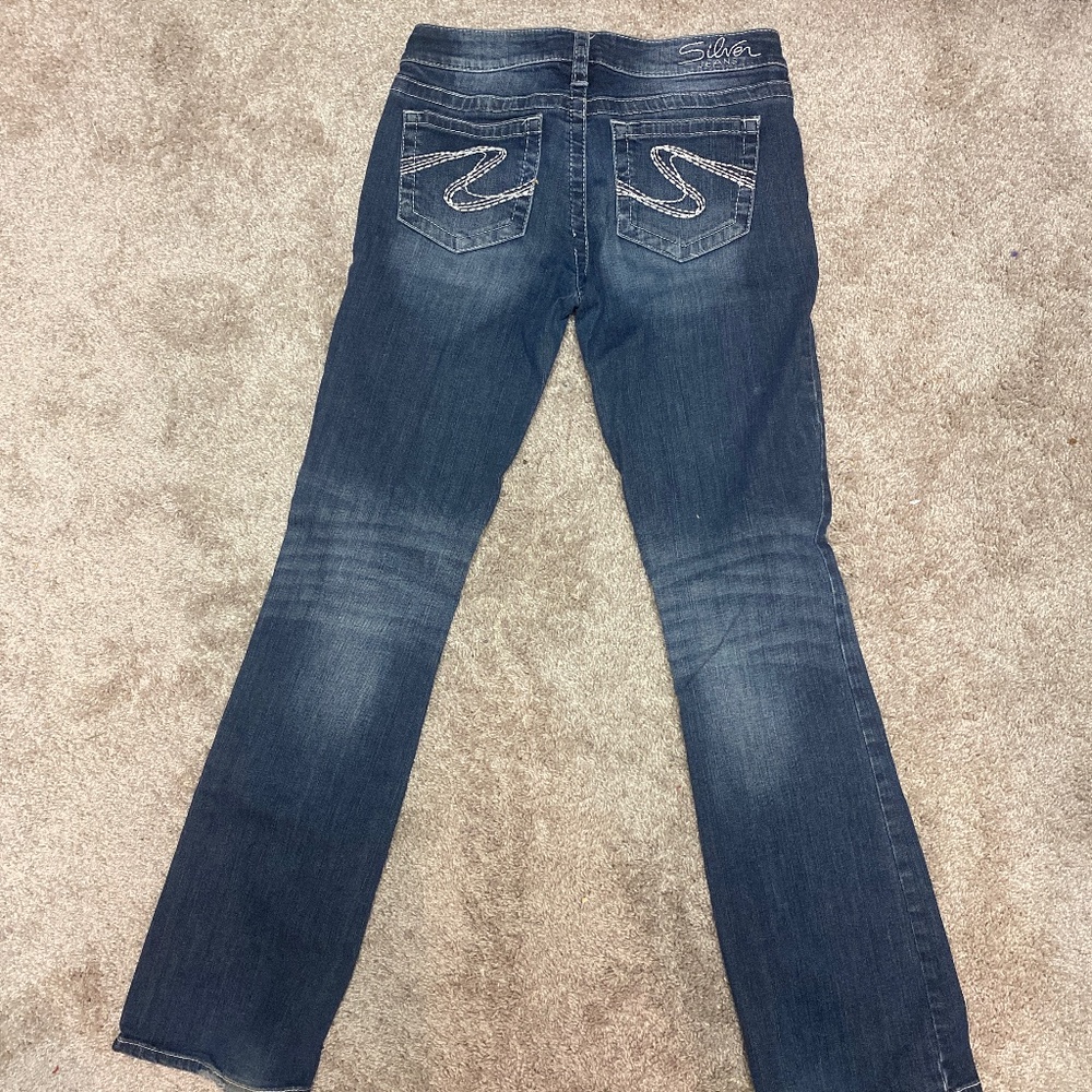 Silver jeans